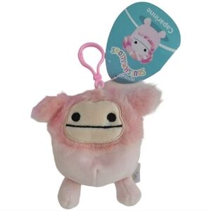Squishmallows Official Kellytoys Plush 3.5 Inch Caparinne Big Foot Clip Key NWT